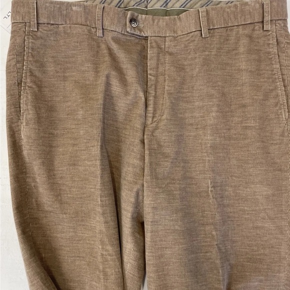 HILTL Soft Cotton Corduroy Parma 95 Trouser in Light Tan Size 40 NWT $245 - Picture 3 of 8